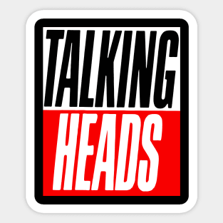 TALKING HEADS LOGO Sticker